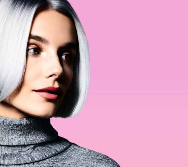 choose a short gray bob